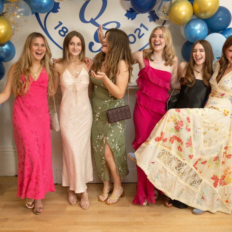 Sixth Form Girls at Queen's Gate Leavers Dinner 2023